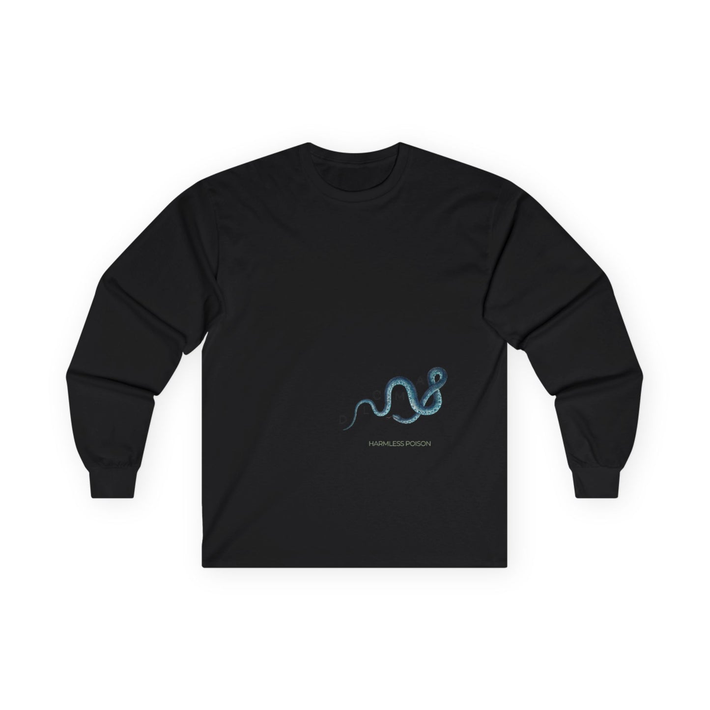 DLCMA Minimalist Snake Design Unisex Long Sleeve Tee