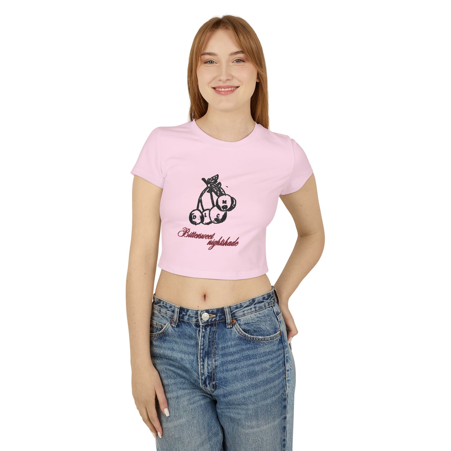 DULCAMARA Woman's White Baby Tee