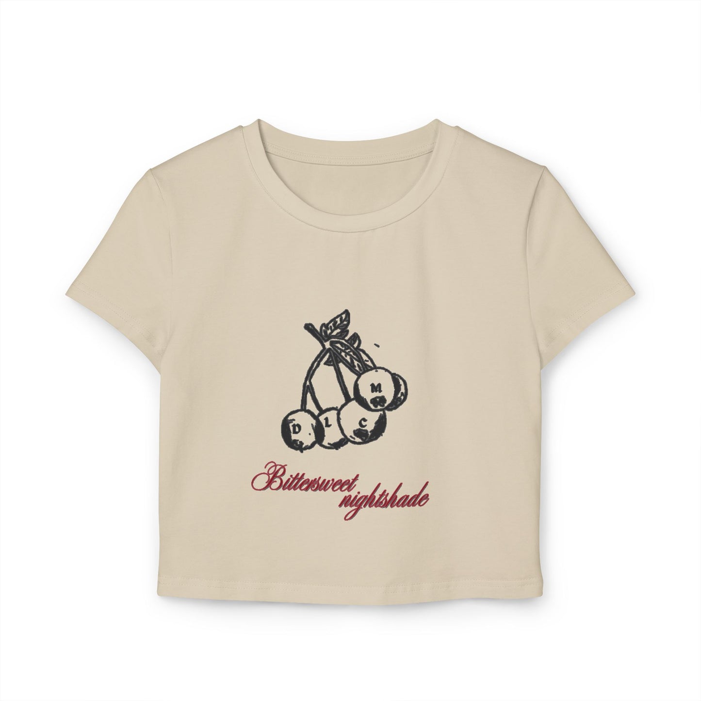 DULCAMARA Woman's White Baby Tee