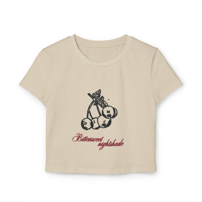 DULCAMARA Woman's White Baby Tee