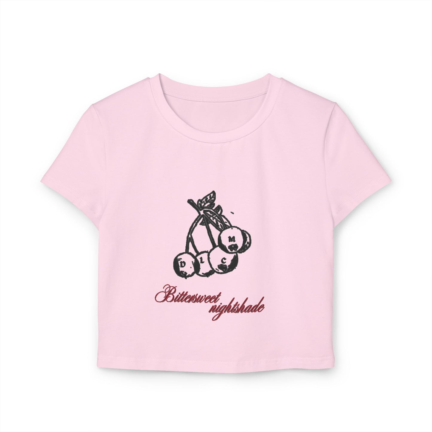 DULCAMARA Woman's White Baby Tee