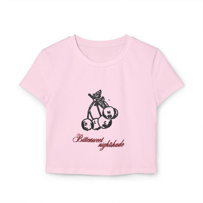 DULCAMARA Woman's White Baby Tee