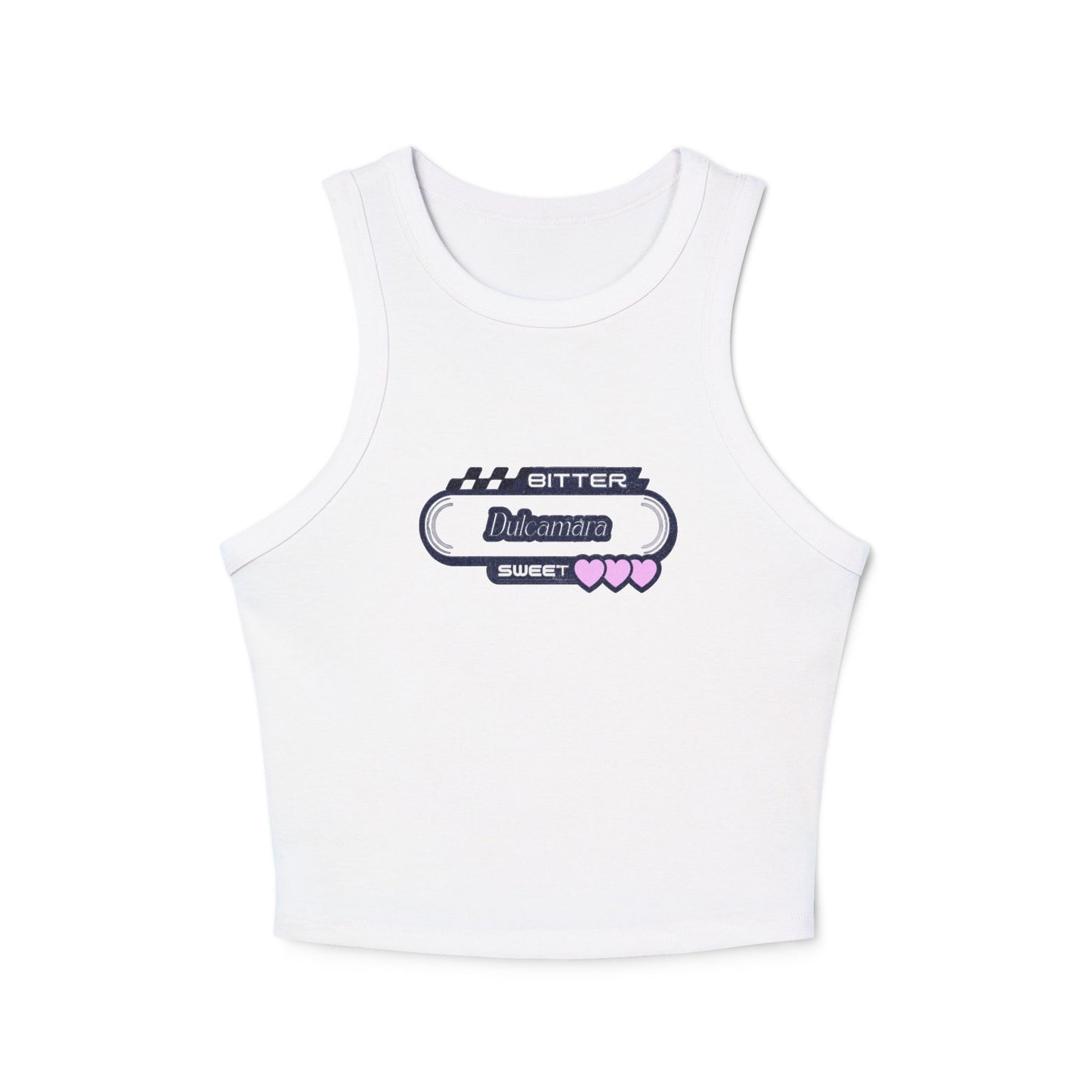 DULCAMARA Graphic Racer Tank Top for Women