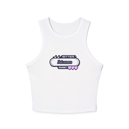 DULCAMARA Graphic Racer Tank Top for Women