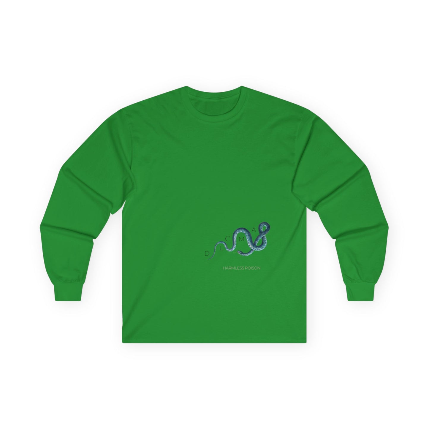 DLCMA Minimalist Snake Design Unisex Long Sleeve Tee