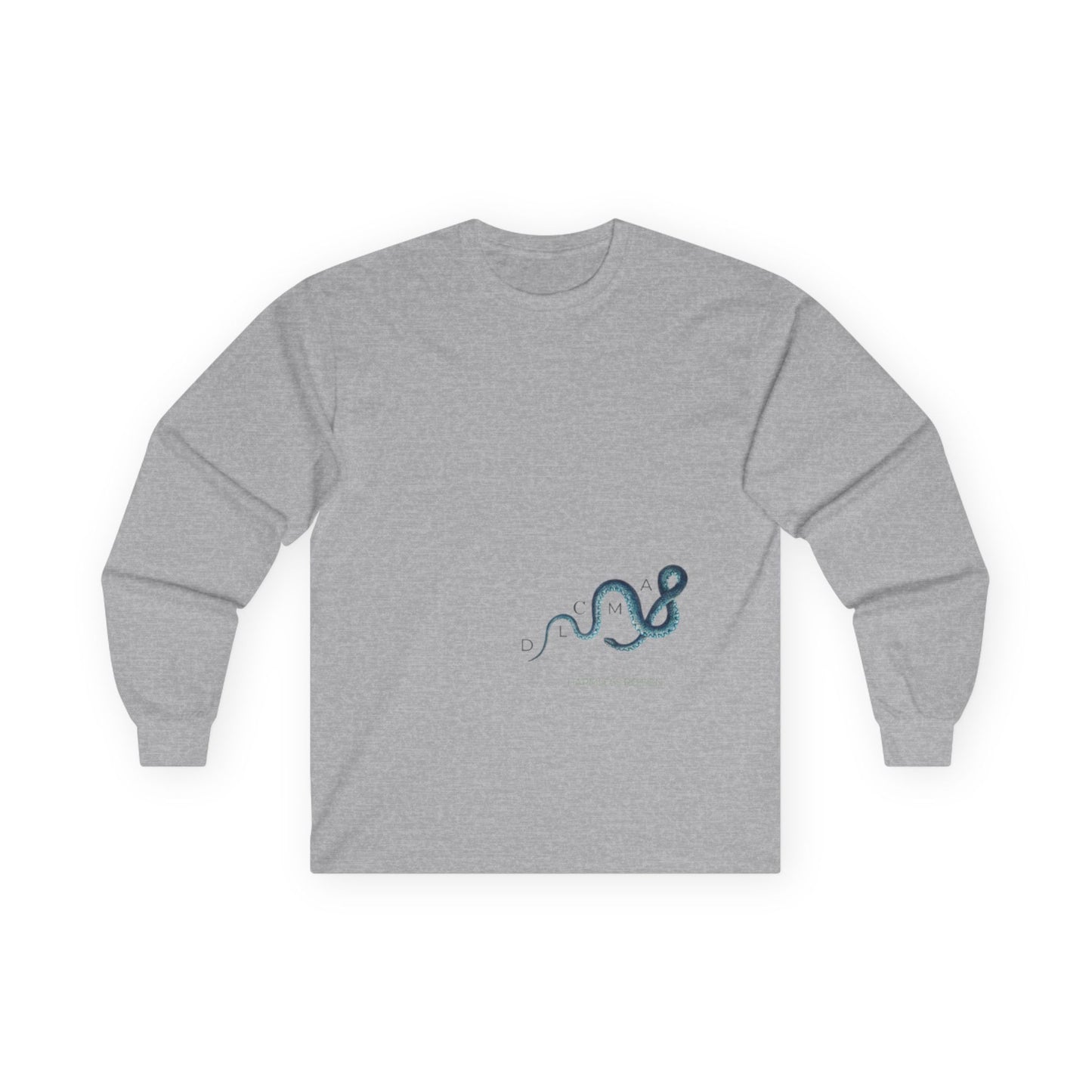 DLCMA Minimalist Snake Design Unisex Long Sleeve Tee